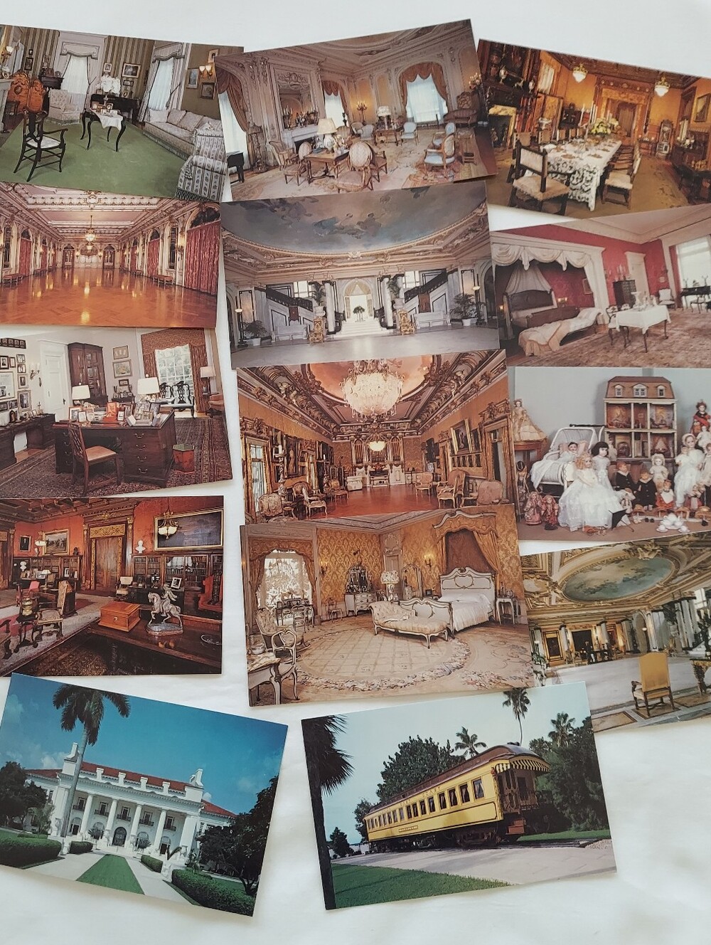 Vintage Postcard Lot - "The Henry Morrison Flagler Museum" - Palm Beach, Florida